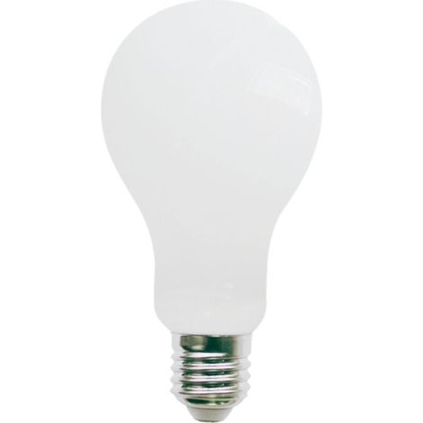 Lampadina LED a filamento E27 standard 10 W 2800 K, verde opalino
