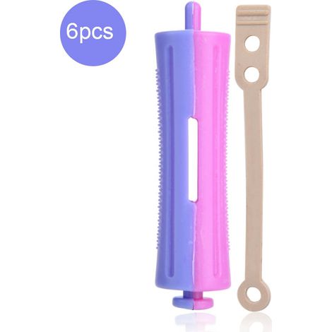 6 Rouleaux Cheveux Standard Bigoudis Chauffants Perm Ondulation Pinces Curling Coiffure Outil SH-9 (1/5)