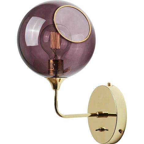Aplique de Pared Ballroom Purple Rain Ø370mm E27 Sin Bombilla