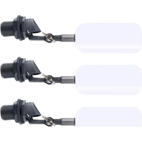 3 Pièces Flotteur de Boule d'eau Fiable Fermer 1/2 Pouce Remplir Le Réservoir d'eau de l'Humidificateur, Robinet à Tournant Sphérique, Soupape de Rechang