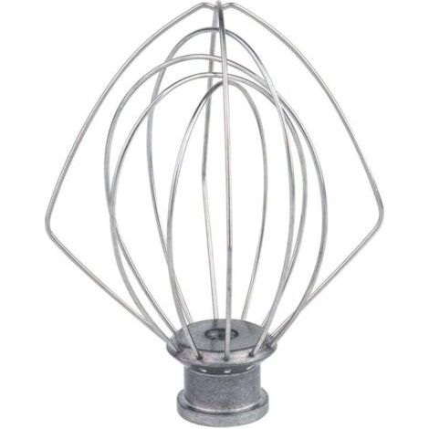 BUNTHAUS Edelstahl-Schneebesen, kompatibel mit KitchenAid K45WW WP9704329 KSM150 KSM160 K45 KSM90 Küchenmaschinen-Zubehör