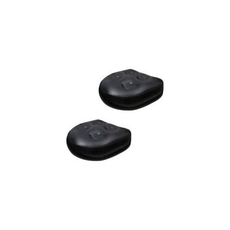 2 sièges Spa jacuzzi noirs, coussin d'élévation multifonctionnel, coussin étanche gonflable, coussin de bain de massage, dossier de bain mou