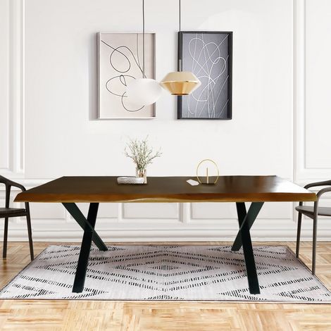 Tisch FARO 200x90 cm / Massivholz Akazie/ (1/4)