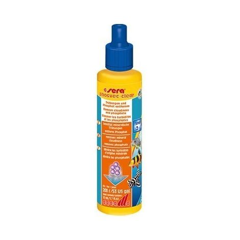 Producto acuario Sera phosvec elimina fosfatos agua dulce