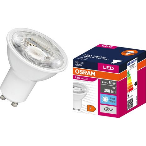 Ampoule Led Gu10 - 4,5w - 4000k - Efficace - Éclairage (1/5)