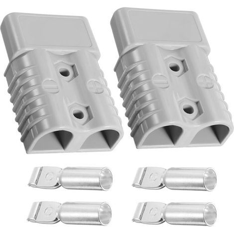 Set mit 2 Hochstrom-Schnellbatterieanschlüssen (120 A, 600 V) für Wohnmobile, Wohnwagen und große Motoren (1/5)