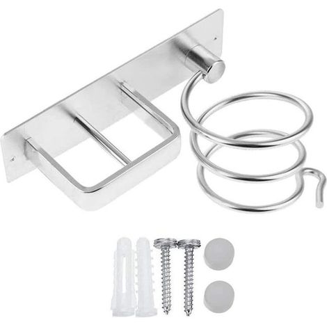 DEESSE SHOP - Support de douche mural pour pommeau de douche à main, support réglable en hauteur - Grand angle réglable pour s'adapter à n'importe quel espace de salle de bain - Chrome (1/5)