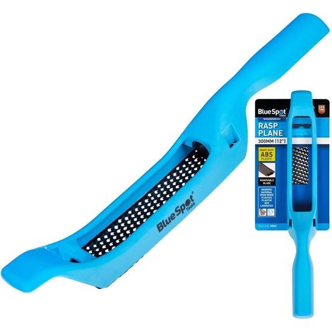 BlueSpot Hand Rasp Surform Plane 250mm Planer For Wood Plasterboard Files 12" (1/2)