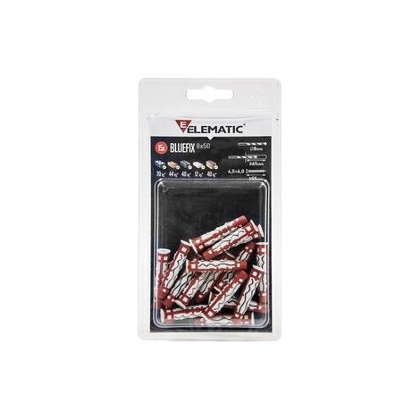 ELEMATIC BLISTER TASSELLO BLUEFIX 6X35 VITE 15+15 PZ- 10,0 confezione