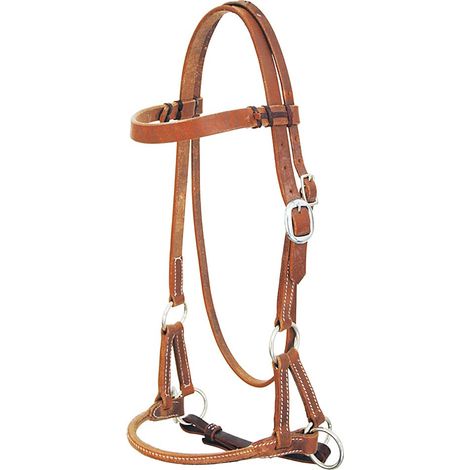 Marron - Pull latéral de piscine en cuir gras sans bavure avec rainure ronde