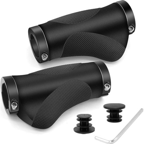 Ergonomische Fahrradgriffe mit Lock-On Design für MTB und Rennrad (1/5)