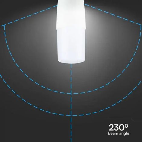 V-TAC Samsung Chip LED-Glühbirne E14 7,5 W T37 Naturweiß