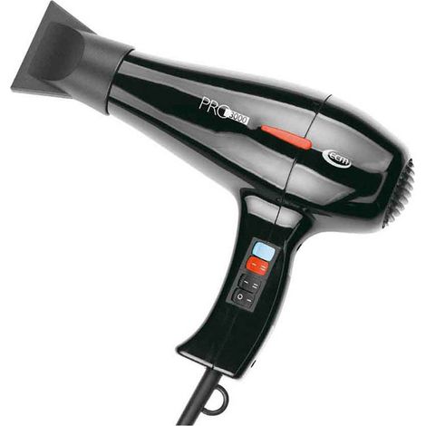 Asciugacapelli Phon 2000W 2 Velocità ECM Pro 3000 Nero