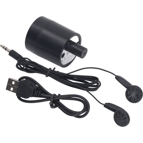 Détecteur de fuite d'eau portable, amplificateur sonore haute sensibilité pour surveillance de tuyaux et murs, écouteur de fuite
