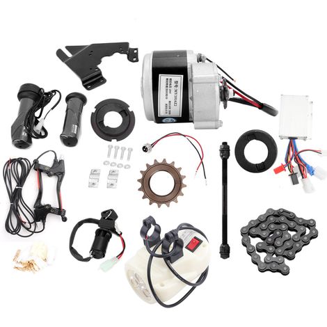Kit de conversion vélo électrique 24V 250W contrôleur moteur pour bicyclette 22-28 pouces (1/5)