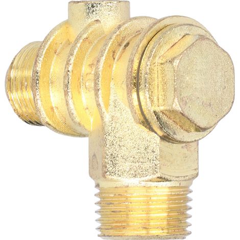 Vanne à trois voies en alliage de zinc, durable et réutilisable, à haute dureté, G1/2 G3/4 M10 (1/5)
