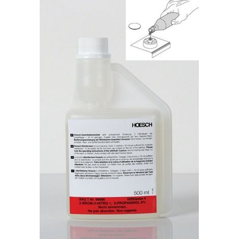 Hoesch Desinfektionsmittel 500ml, für Whirlwanne (1/2)