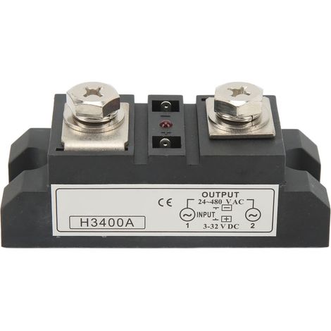 Relais statique industriel ABS, contrôleur de distribution avec puce intelligente, 3-32V DC vers 24-480V AC (1/5)
