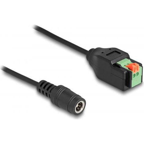 Adattatore delock dc 5.5 x 2.1 mm morsettiera 15 cm