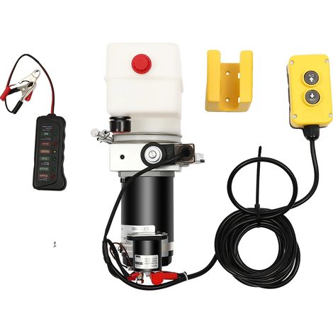 Pompe hydraulique, puissance de 800W, fonctionnement à distance, 12V, BLANC, UE (1/2)