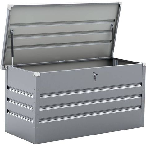 Cassa da giardino "Store" - Argento (1/2)