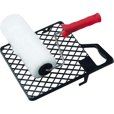 Schuller Eh'klar Farbrollerset aus Polyester 2-tlg. Farbwalze und Abstreifgitter (1/2)