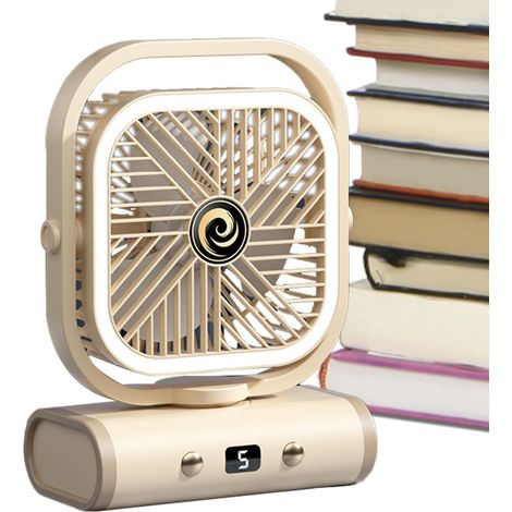 Ventilateurs De Bureau Petits Silencieux - Ventilateur Portable Silencieux Refroidissement Puissant,Réglable Portable sur Batterie avec Veilleuse pour Maison Bureau Voyage
Marque : Duroecsain (1/4)