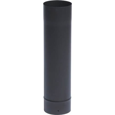 TEN – Tuyau gaz émaillé noir mat Ø180 x 50 cm – Acier résistant aux acides – Raccordement chaudières gaz, fuel, bois, charbon