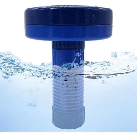 Distributeur automatique de produits chimiques flottant 1973-E - Distributeur de produits chimiques pour piscine avec distributeur de produits chimiques flottant rotatif gradué (1/5)