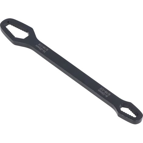 Doppelseitiger Kombinationsschlüssel 8–22 mm, Universal-Multitool für Wartung und Reparatur, Schwarz (1/5)