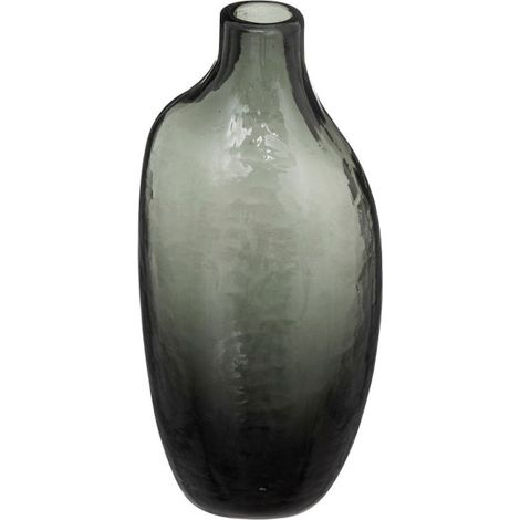 Soliflore en Verre Design "Irrégulier" 19cm Gris (1/2)