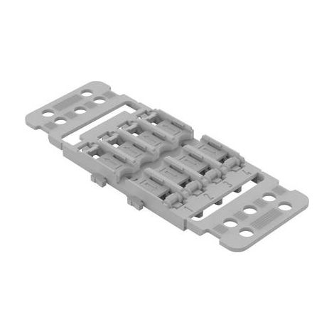 WAGO 221-2514 adaptadores de fijación gris, lote de 5