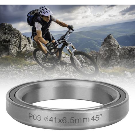 Jeu de Direction VTT 41mm en Acier, 2 Pièces avec Roulements Scellés pour Vélo de Montagne