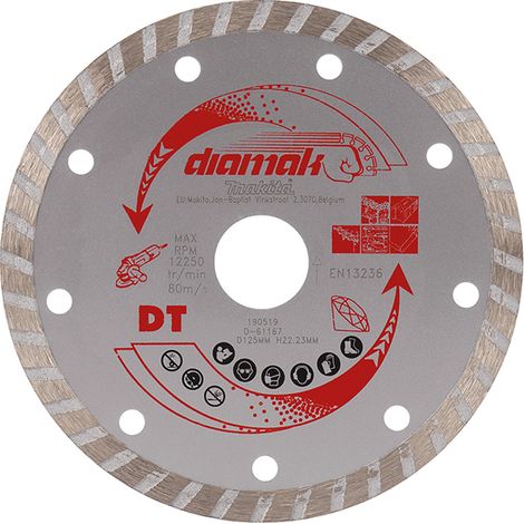 MAKITA D-61167 DISCO DE DIAMANTE DIAMAK TURBO 125MM