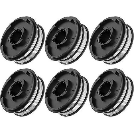 Compatible avec la tondeuse à gazon Einhell 3405685 (TLE-02), multicolore, kit avec 6 bobines de fil de coupe-bordures. (1/3)