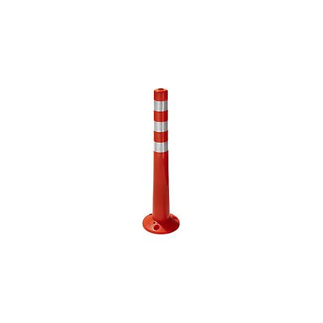 Poste barrera  UE 2 unid  altura 750 mm  naranja