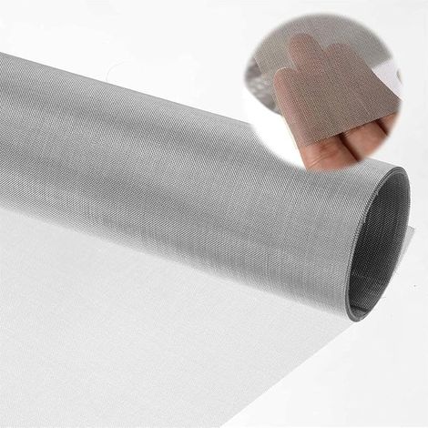 40 x 200 cm Metal Mesh, Stainless Steel Mosquito Net, Insect Mesh for Garden, Animal Fence, Garden Fence, Home Decoration