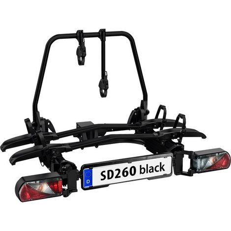 Porte-vélos LAS SD260 Noir pour 2 vélos spécial portes battantes fourgon (1/5)