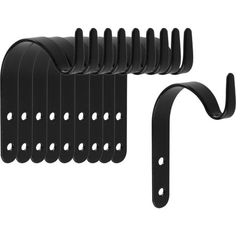 Support de panier suspendu, crochet mural, polyvalent, pour lanternes et pots fleurs. (1/5)