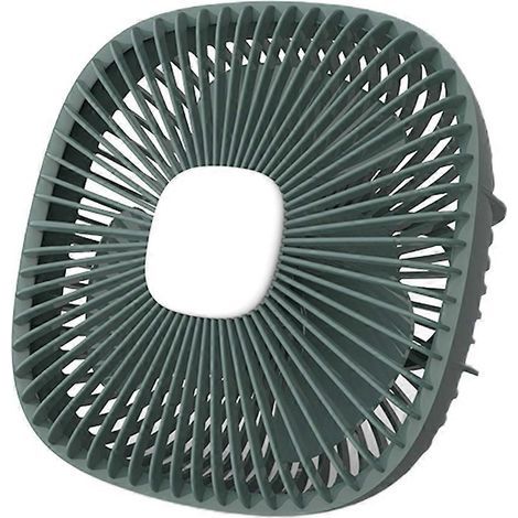 Ventilateur de camping, ventilateur de bureau avec lampe LED, ventilateur mural, mini ventilateur portable, batterie 4000 mAh (1/4)