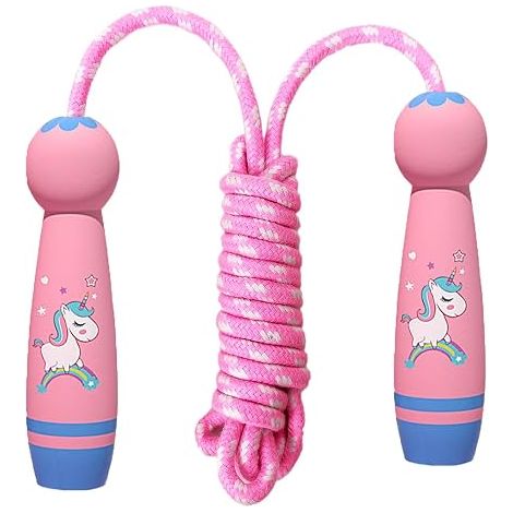 Skipping Rope for Children, Skipping Rope with Unicorn Design Handle (1/5)