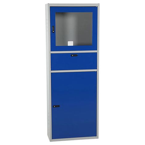 Armadio di sicurezza grigio per apparecchiature IT - Schermi fino a 21 pollici - 4031071152