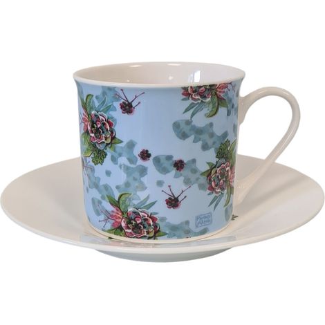 Coffret 2 tasses et 2 sous tasses Allen Desings - Blooms (1/3)