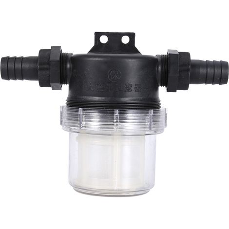 Filtre à eau transparent en ligne à mailles fines pour pompe d'irrigation à haut débit (1/5)