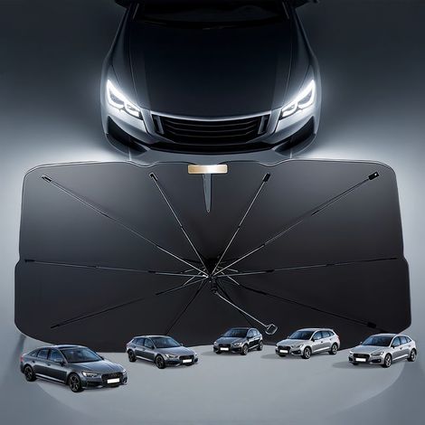 Pare-Brise de Voiture,Pare-Soleil Voiture Pare-Brise Intérieur,2025 Dernier Pare-Soleil Avant Pliable,Bloque Les Rayons UV(14580cm) (1/5)