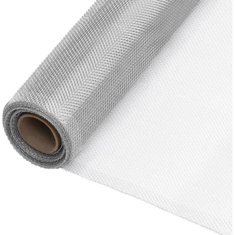 FIMEI Écran en treillis Aluminium 80x2000 cm Argenté (1/5)