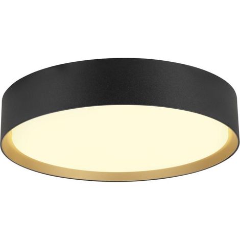 Plafonnier DECONA 30 intérieur PHASE rond 3000/4000K 17W noir/or - SLV - 1008920