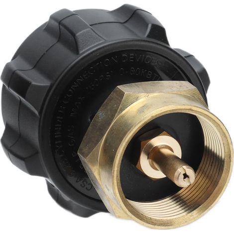 Adaptateur de Recharge pour Bouteille de Gaz Propane Raccord Régulateur Valve Accessoire QCC1 POL (1/5)