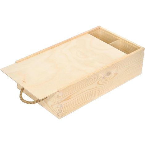 Creative Deco Scatola vino in legno per 2 bottiglie 35 x 21 cm (1/5)