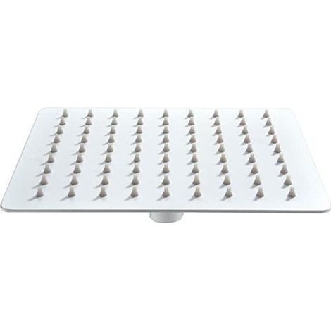 Rociador cuadrado de 20x20 cm blanco mate [ IMEX® ]